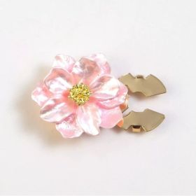 Floral Magnetic Brooch Lightweight Decorative Accessory (Option: Pink)
